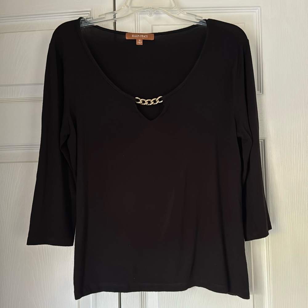 Ellen Tracy Black Top
